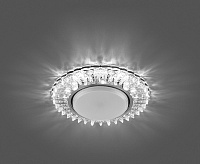 Светильник с подсветкой GX53 CD4025 15W 4000К прозрачный хром