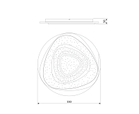 Потолочный светильник 90115/6 белый