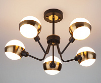 Люстра 70093/5 черный сн/пр