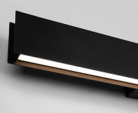 Настенный светодиодный светильник MRL 1127 LINE LED чёрный IP20