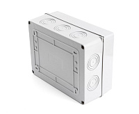 Бокс навесной 8 модулей IP65, прозрачная дверца, Stekker