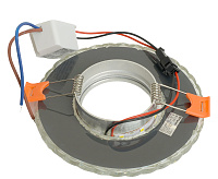 Светильник с подсветкой GU5.3 MR16 CD938 прозрачный хром