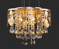 Подвесная люстра 10123/6 золото/прозрачный хрусталь Strotskis