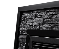 Портал Loft 30 камень черный, черная эмаль