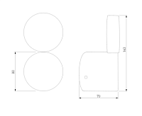 Бра 40131 LED Brioni белый