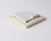 Веркель Выключатель 2-кл проходной (слоновая кость) W1122003