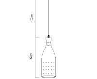 Подвесной светильник A4082SP-1SS  сн/пр