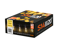 Лампа светодиодная PLED ECO S14 1w E27 2700K CLEAR JAZZway (для гирдянды ламповой)