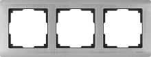 Веркель Рамка на 3 поста (глянцевый никель) WL02-Frame-03