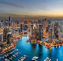 Панорама Дубая 007-26-DE Фотообои DECOCODE флизелин (2,6*2,5)
