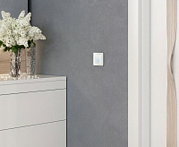 Веркель Рамка на 1 пост (белый Acrylic) W0012701