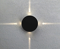 Настенный светодиодный светильник 1545 TECHNO LED BEAM черный IP54 сн/пр