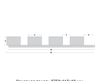 Панель МДФ 3D Line Modern L07 Ель сибирская 2750*160*19мм