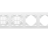 Рамка 4-местная горизонтальная EKF ERM-G-304-10