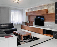 Люстра светодиодная 90137/ 6 белый/черный