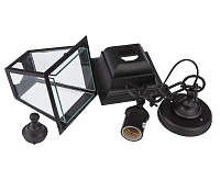 Светильник садово-парковый  60W 230V E27 черный, на цепочке НСУ 04-60-001