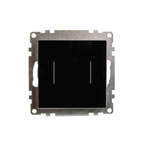 Катрин Выключатель 2-кл сенсорный 250В 5A черный GLS2-7204-05