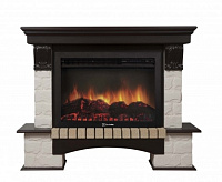 Портал Forte Classic камень белый шпон венге