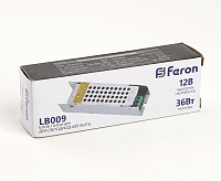 Драйвер BSPS 12V&nbsp;&nbsp;36W 3A IP20 (2г. гар.) LB009 Feron