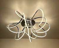 Накладной светильник LIANA MUSE 80W R-600-WHITE/OPAL-220V-IP20/4000K