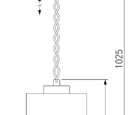 Подвесной светильник 50071/1 античная бронза сн/пр