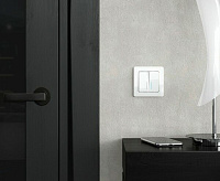 Веркель Рамка на 1 пост (белый Acrylic) W0012701