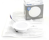 Светильник встраиваемый PPL-R  5W 4000K белый (круг) AL528 /Feron.ONE