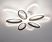 Люстра светодиодная 90137/10 белый/черный