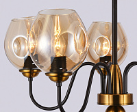 Люстра TR9057/5 DCF/TI 40W темный кофе/янтарь E27 сн/пр