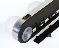 Светильник  ML-L04-sr подстветка для зеркал, серебр