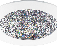 Светильник встраиваемый 12W 4000K белый с серебром AL9070 сн/пр