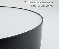 Накладной светильник AL6200 165W 9900Lm 3000K-6500К черный Simple matte (ПДУ)