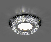 Светильник с подсветкой GU5.3 MR16 CD878 черный прозрачный