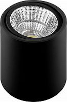 Накладной светильник наклонный  10W 800Lm 30 градусов черный,поворотный AL516