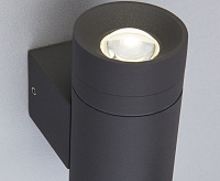 Настенный светодиодный светильник 1605 TECHNO LED SOKAR  графит IP54 сн/пр