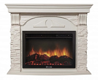 Портал Torre Classic камень белый шпон беленый дуб