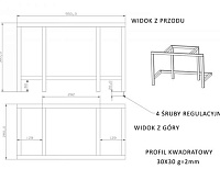 Подставка под каминные топки W16-W17