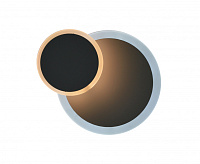 Бра "Geometria round" 12W R-185-white-220-IP44 