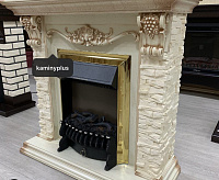 Портал Adriana сланец бежевый под классический очаг