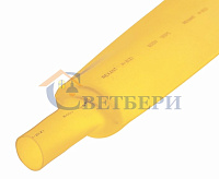 50.0 / 25.0 мм 1м термоусадка  желтая  REXANT