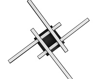 Люстра светодиодная SF8504/4C-BK