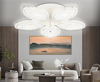 Люстра светодиодная FA4015/5 WH белый 76W (пду) сн/пр