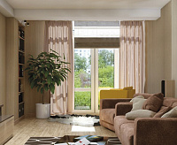 Накладной светильник "GEOMETRIA LIST" 100W R-500-WHITE-220-IP44