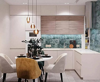 Подвес PENTOLA 803053 3х25W G9  ХРОМ/ЯНТАРЬ