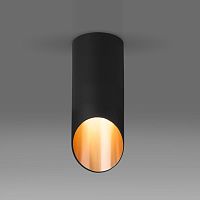 Светильник потолочный GU10 230V черный/золото DLN114