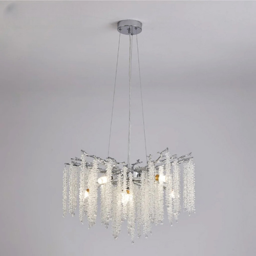 Люстра ROXANA 65 E14x8 R-600x1200-CHROME/CRYSTAL-220-IP20