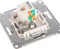 AtlasDesign Карбон Розетка комп+TV RJ45+TV ATN001089