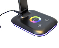 Настольная лампа UL621 10W черный RGB подсветка