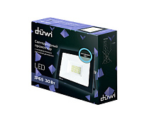 Прожектор светодиодный с датчиком движения 30W 6500K черный IP65 32292 4 Duwi