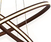 Cветильник FL406 CF 84W кофе с пультом